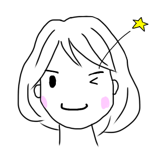 悩みが解決してホッとした笑顔の美穂さんのイラスト